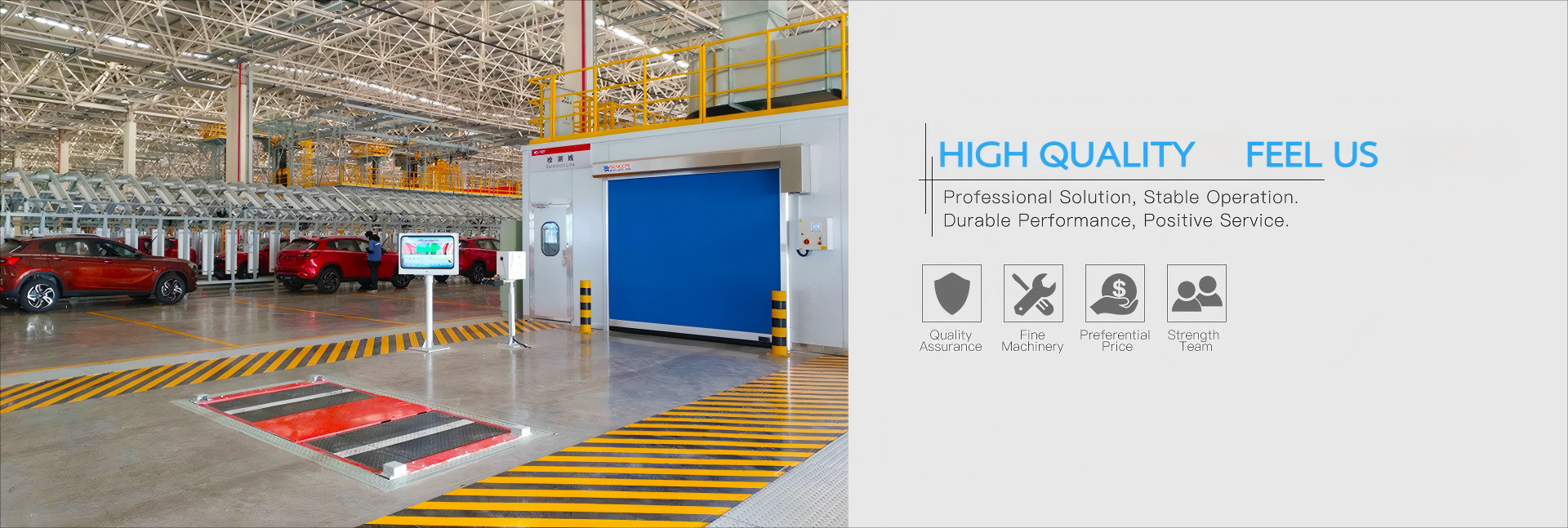 Kalite Endüstriyel Yüksek Hızlı Kapı Fabrika