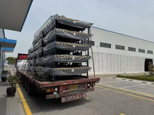 Gri Elektrikli Hidrolik Dock Leveler ince çelik levha