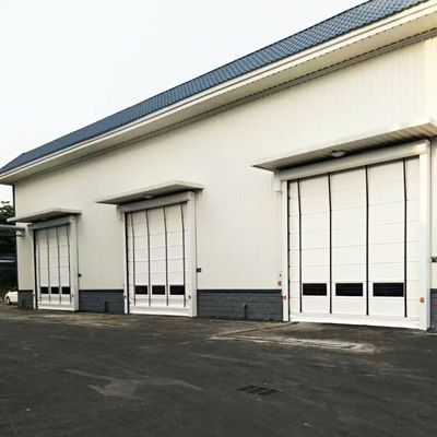 Hafif Katlanabilir Perde Kapısı Hızlı 1.5mm PVC Dolaşan Perde