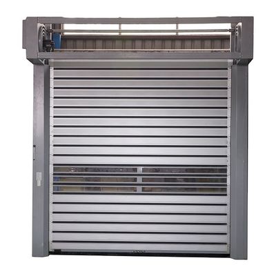 Endüstriyel Alüminyum Panel Güvenlik Kapısı Yüksek Hızlı Yuvarlak Kapı