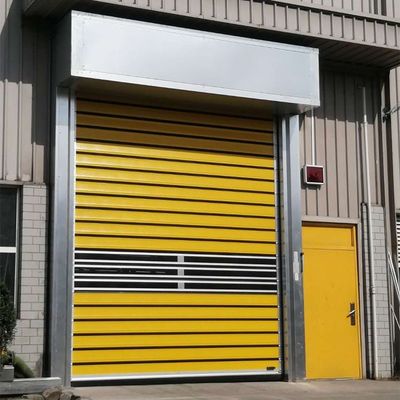 Yüksek Performanslı Otomatik Alüminyum Endüstriyel Rulo Kapıları AC 220V